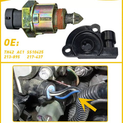 Idle Control Valve & Throttle Position Sensor Fit 1991-1995 Chevrolet C1500 A US 6B93BC-57 [1]
