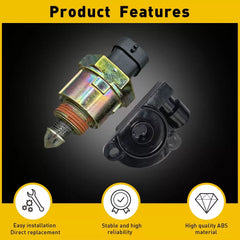 Idle Control Valve & Throttle Position Sensor Fit 1991-1995 Chevrolet C1500 A US 6B93BC-57 [2]
