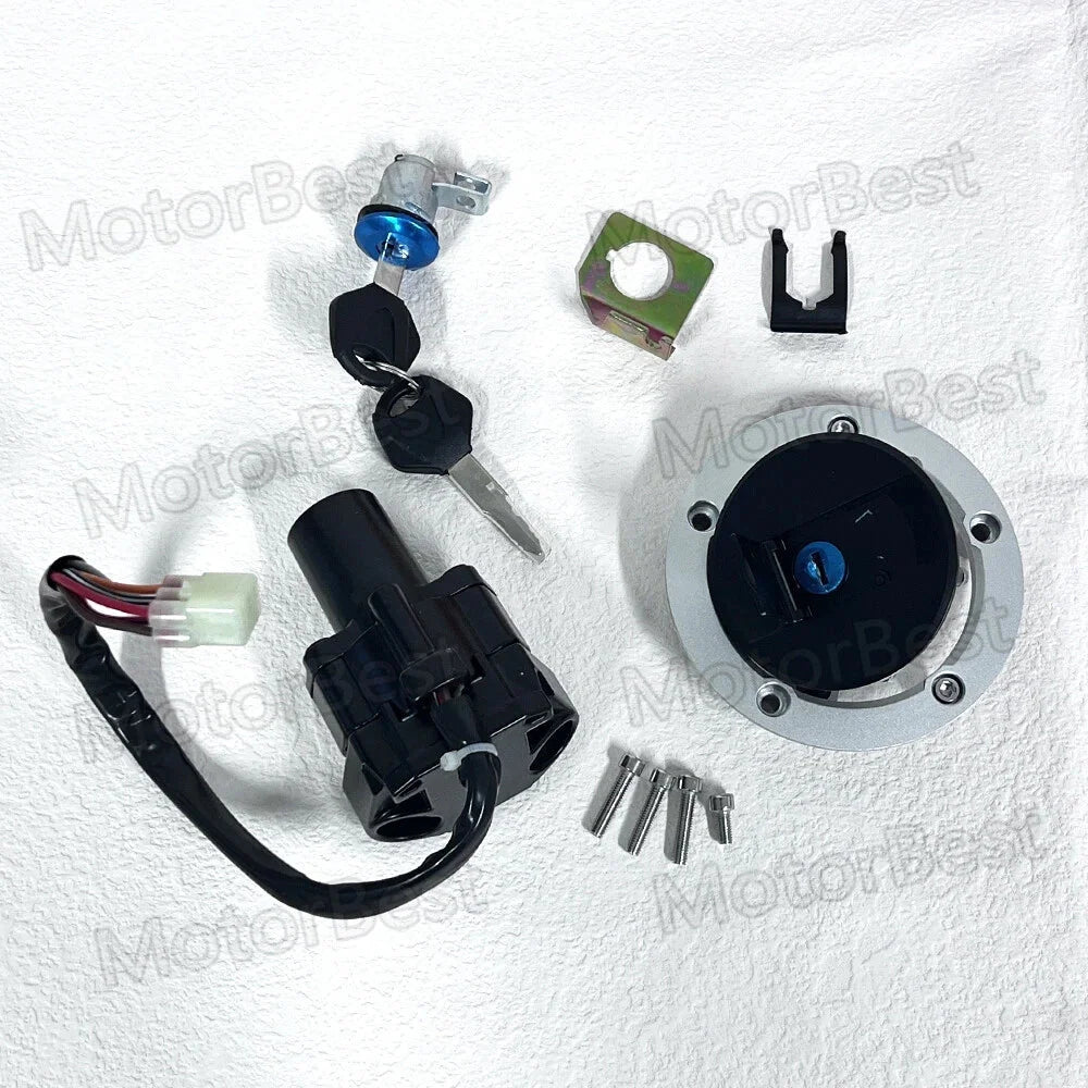 Ignition Switch Fuel Gas Tank Cap for Suzuki Hayabusa 1300 GSX1300R 2008-2019 6B93BC-57 [1]