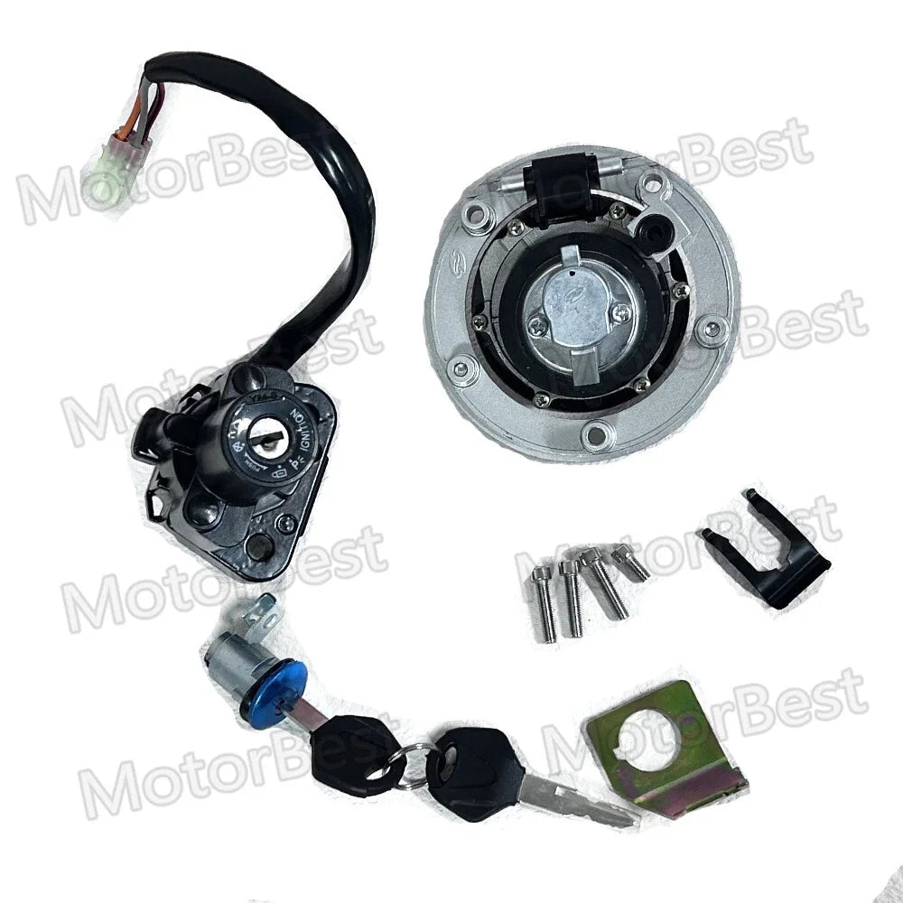 Ignition Switch Fuel Gas Tank Cap for Suzuki Hayabusa 1300 GSX1300R 2008-2019 6B93BC-57 [6]