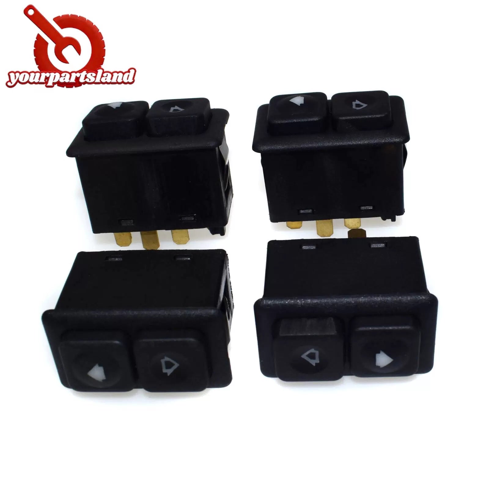 Illuminated 5 Pin Power Window Switch For BMW E23 E24 E28 E30 61311381205 6B93BC-57 [2]