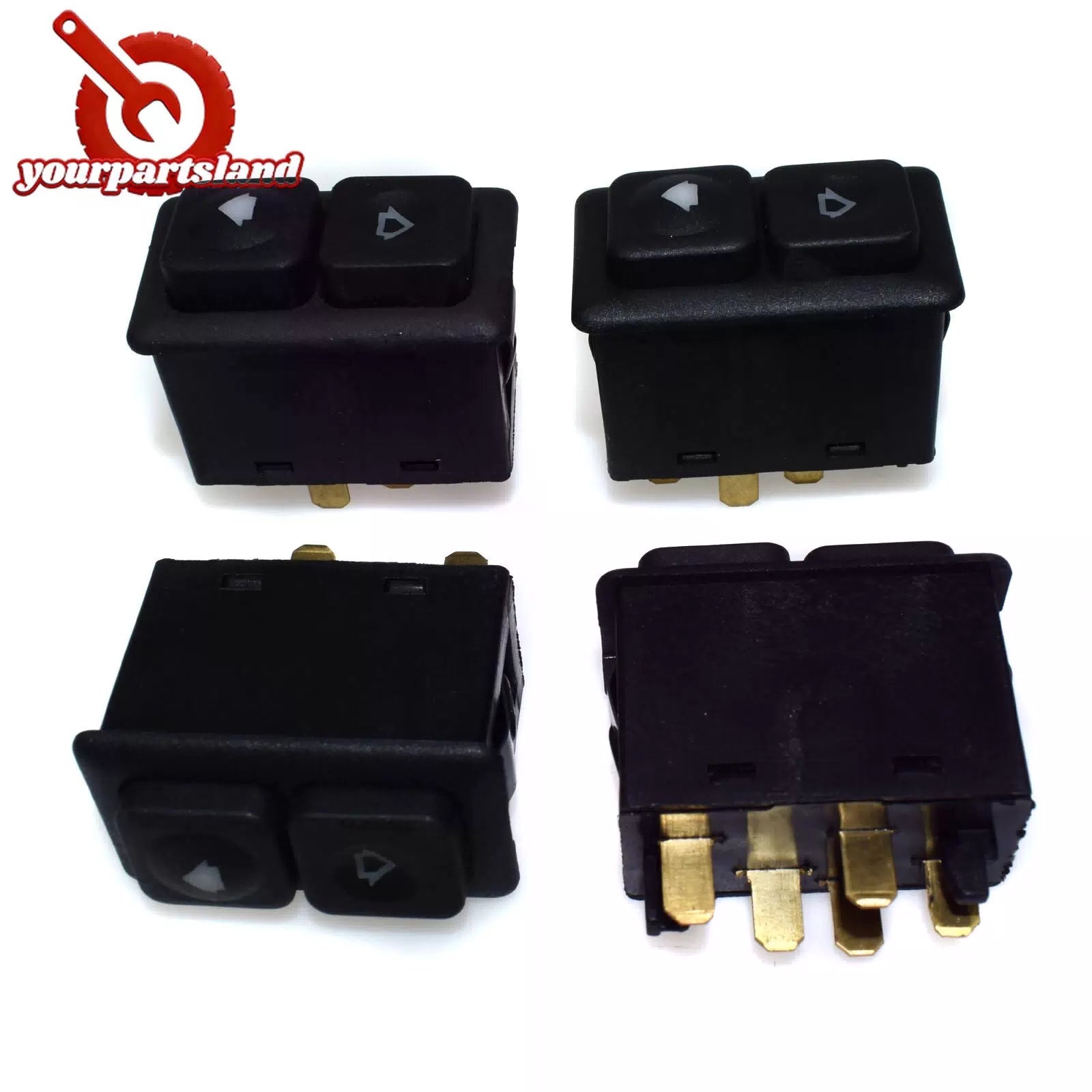 Illuminated 5 Pin Power Window Switch For BMW E23 E24 E28 E30 61311381205 6B93BC-57 [5]