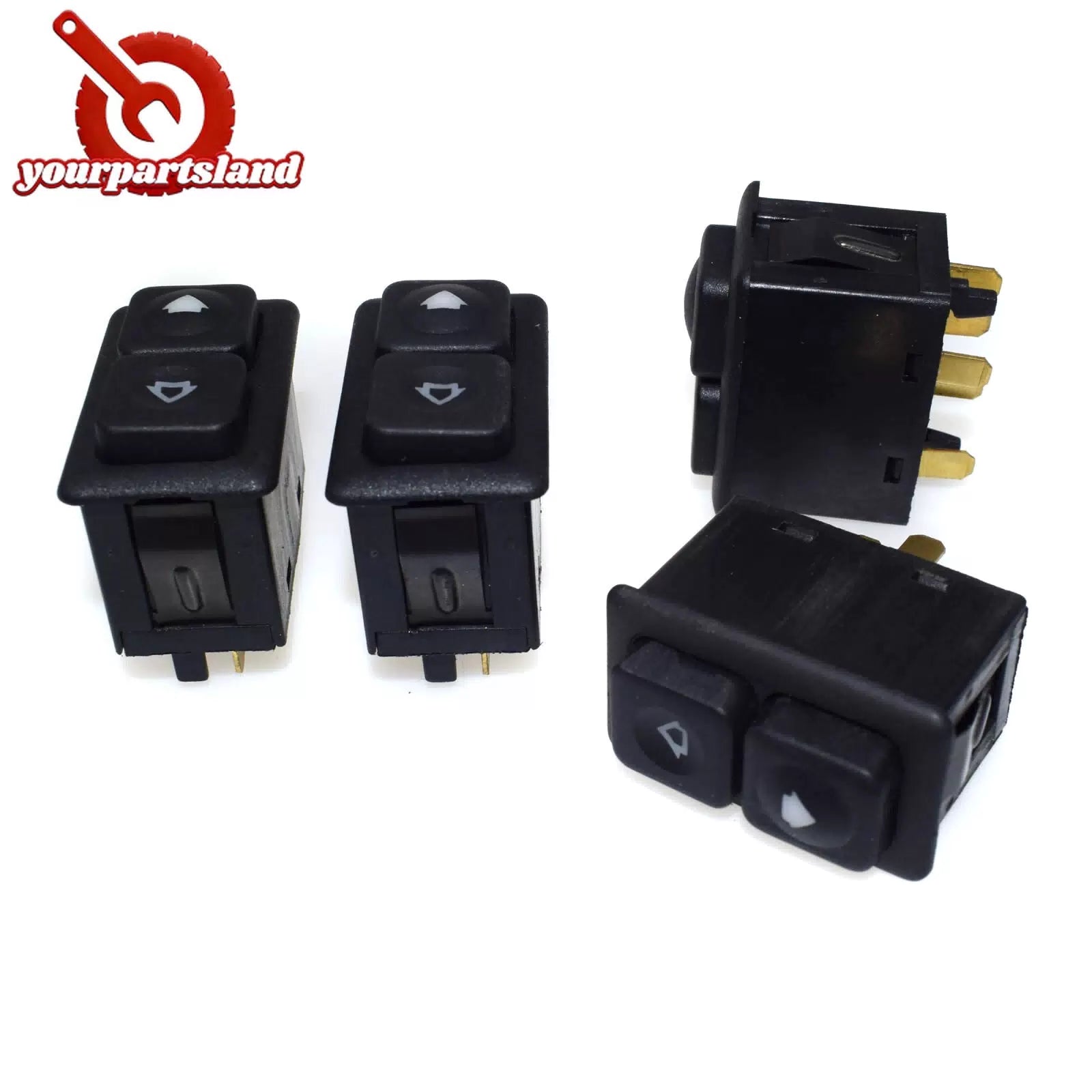 Illuminated 5 Pin Power Window Switch For BMW E23 E24 E28 E30 61311381205 6B93BC-57 [8]