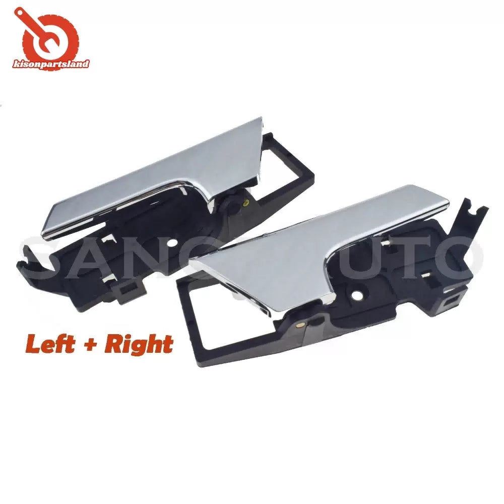 Inside Door Handles Chrome Left & Right for Chevy Aveo G3 Wave 96462709,96462710 6B93BC-57 [1]