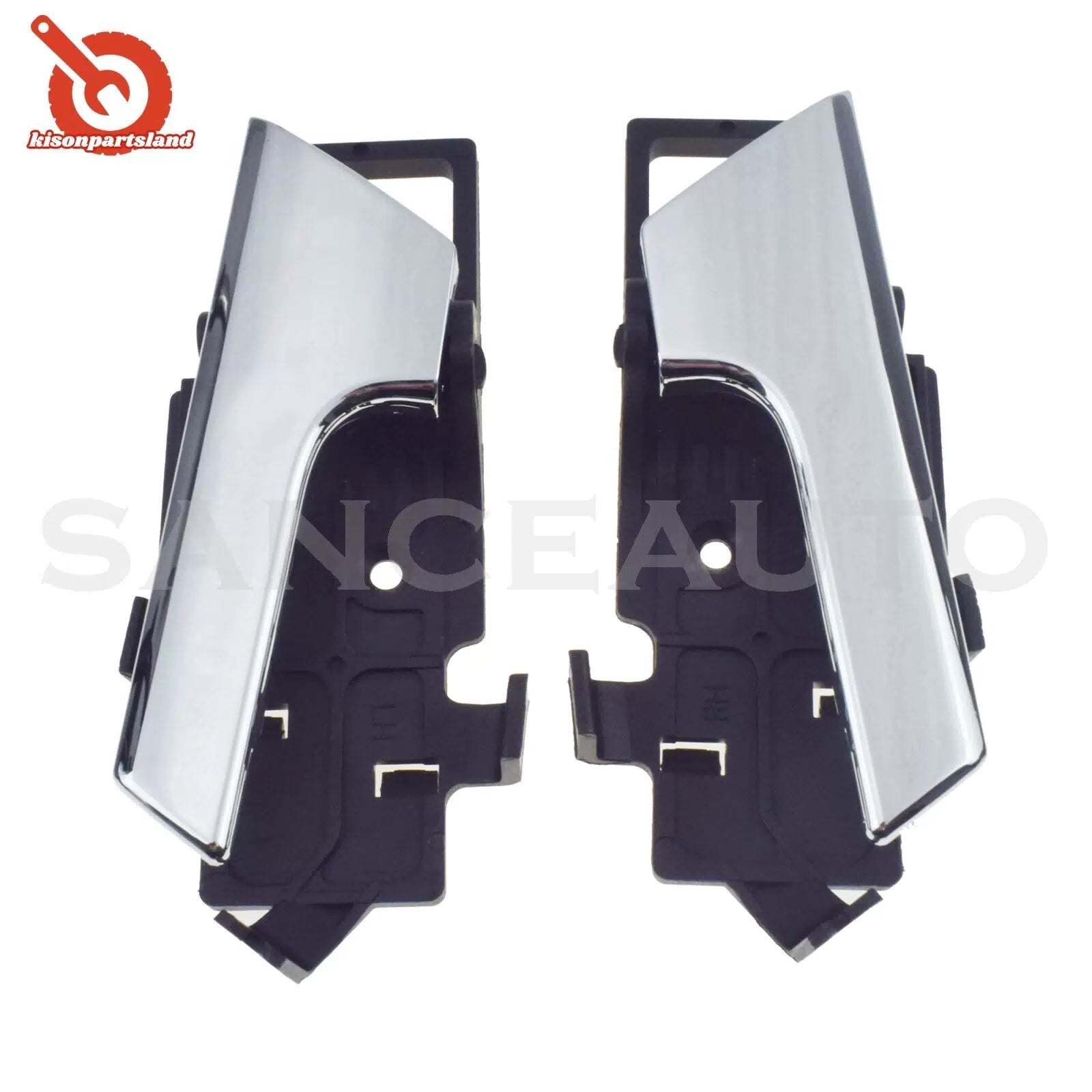 Inside Door Handles Chrome Left & Right for Chevy Aveo G3 Wave 96462709,96462710 6B93BC-57 [4]