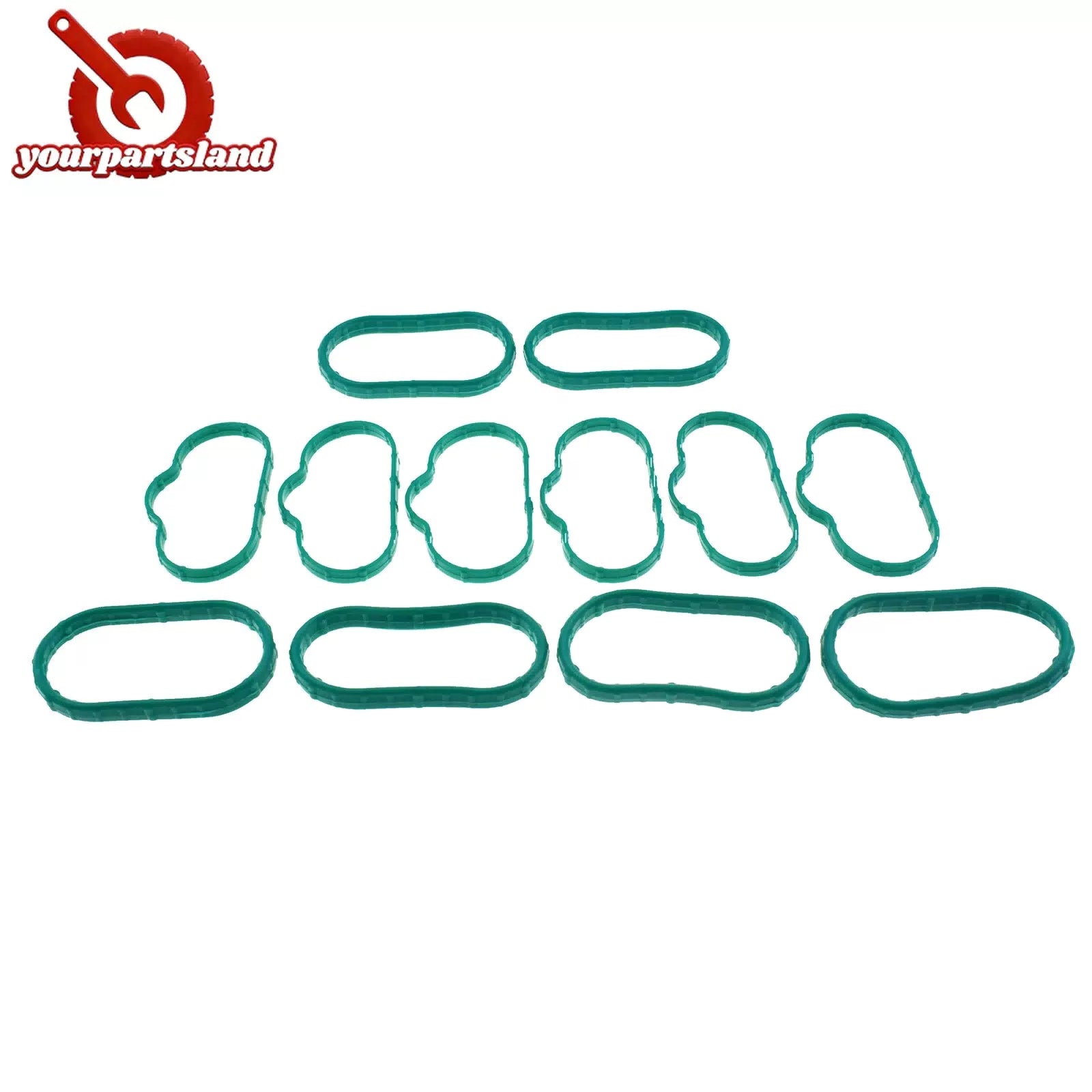 Intake Manifold Gasket Upper Lower For Jaguar X-Type S-Type XF XJ X250 X350 X351 6B93BC-57 [2]