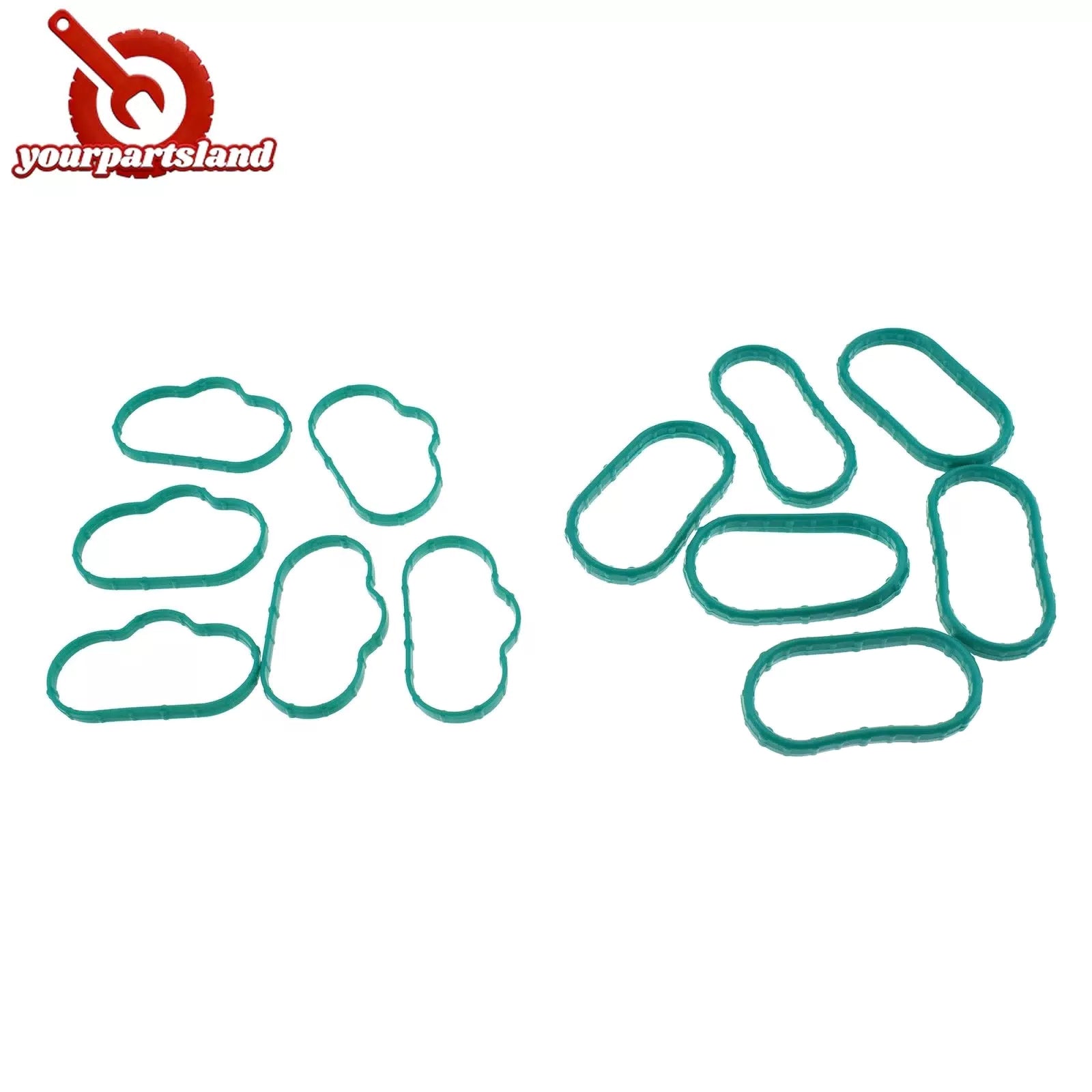 Intake Manifold Gasket Upper Lower For Jaguar X-Type S-Type XF XJ X250 X350 X351 6B93BC-57 [3]