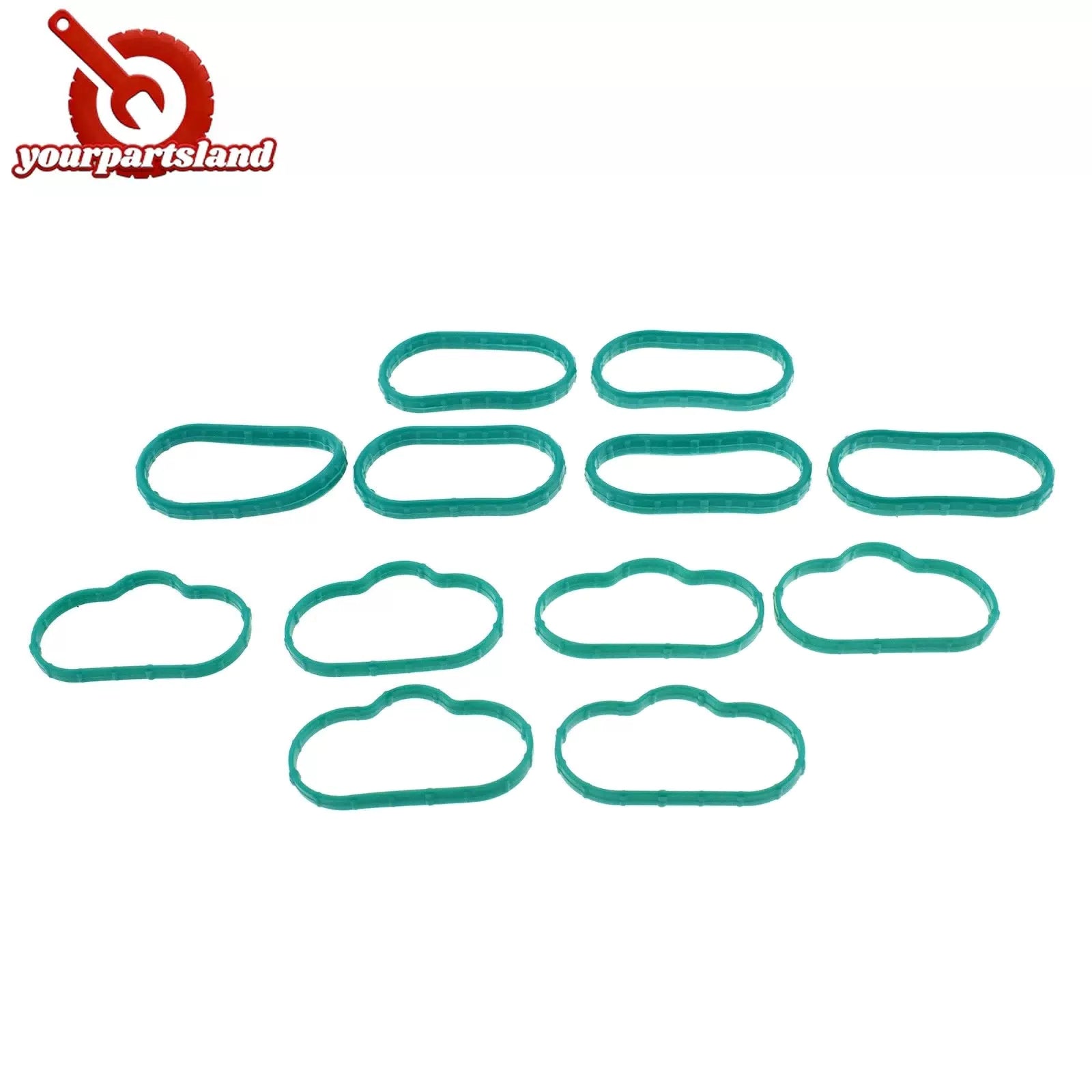 Intake Manifold Gasket Upper Lower For Jaguar X-Type S-Type XF XJ X250 X350 X351 6B93BC-57 [5]