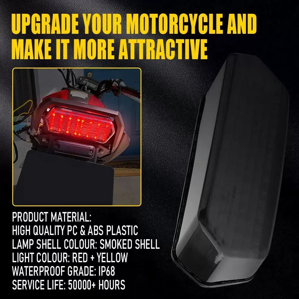 Integrated LED Tail Light Brake Turn Signal For Honda Grom 125 CBR650F CTX700N A 6B93BC-57 [7]