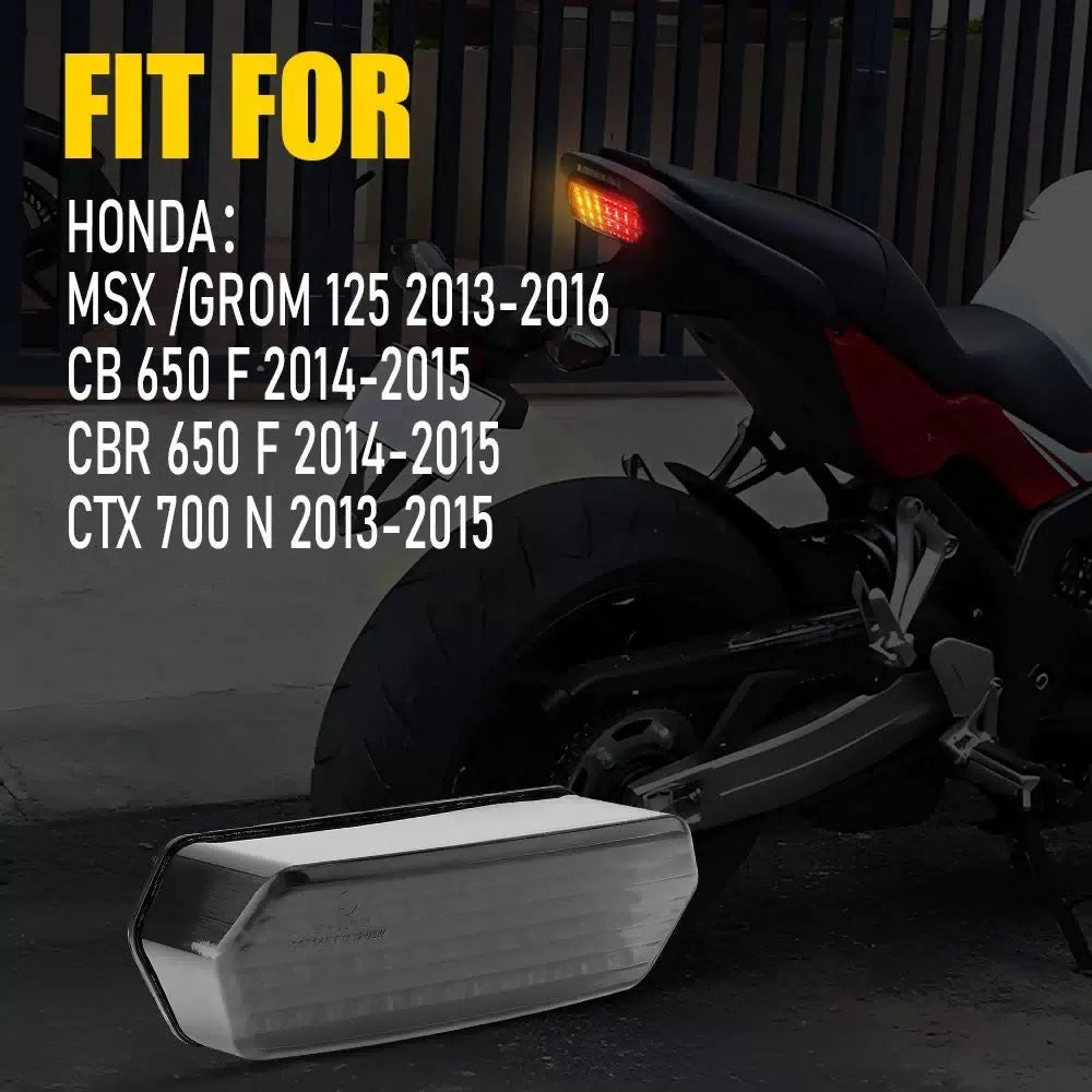 Integrated LED Tail Light Brake Turn Signal For Honda Grom 125 CBR650F CTX700N A 6B93BC-57 [9]