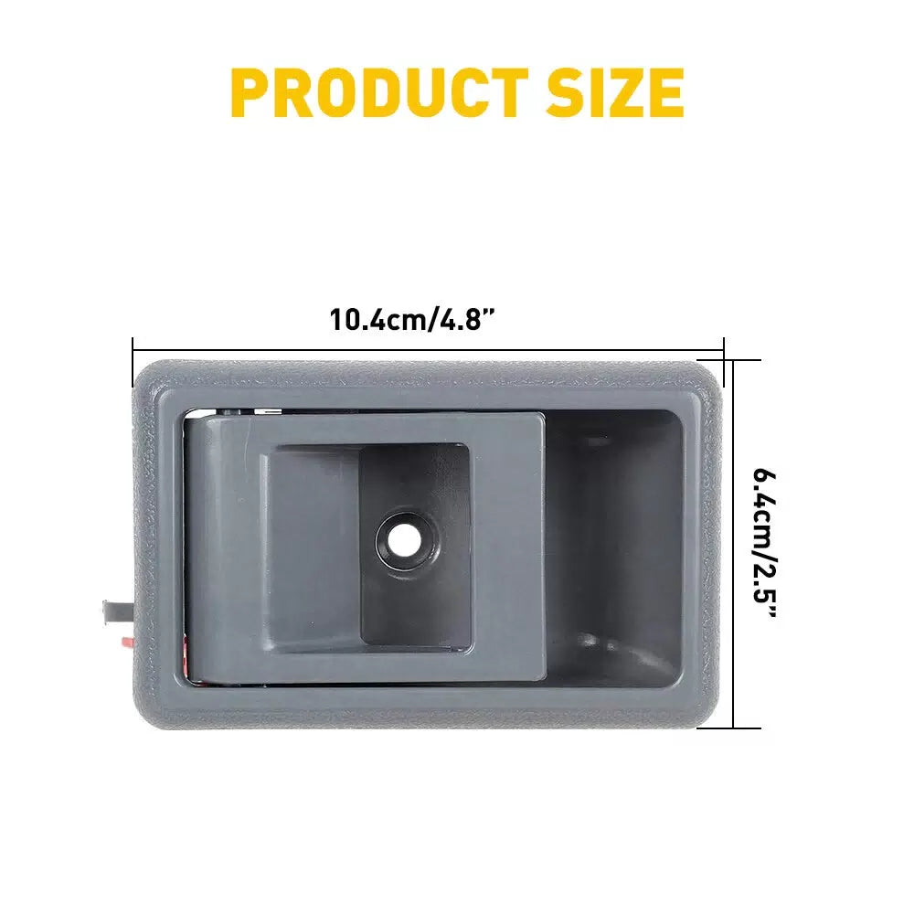 Interior Door Handle For 1989-1995 Toyota Pickup 4Runner Front LH RH Gray Inside 6B93BC-57 [3]