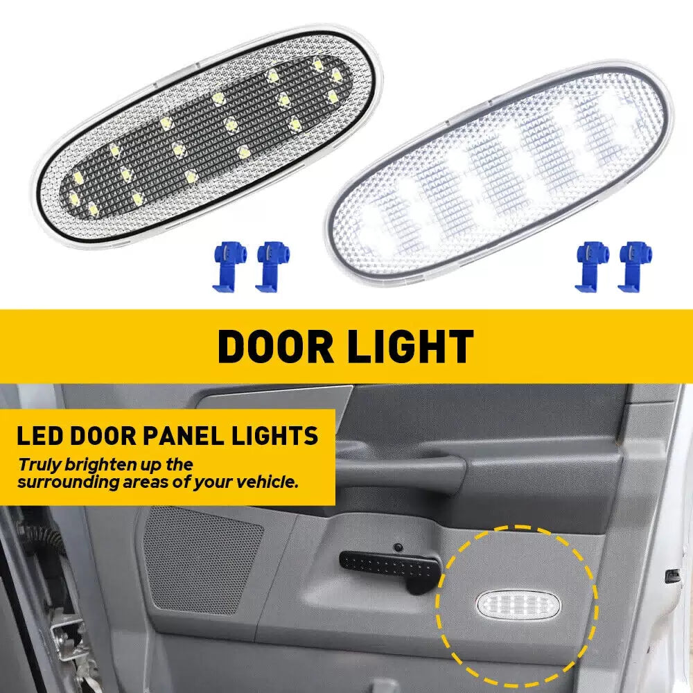 Interior Door Panel Courtesy Lights LED for 2002-2009 Dodge 1500 RAM 2500 3500 6B93BC-57 [11]