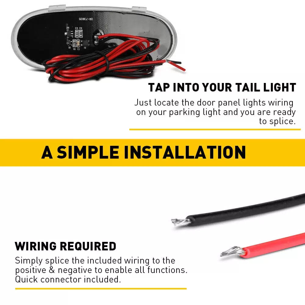 Interior Door Panel Courtesy Lights LED for 2002-2009 Dodge 1500 RAM 2500 3500 6B93BC-57 [8]