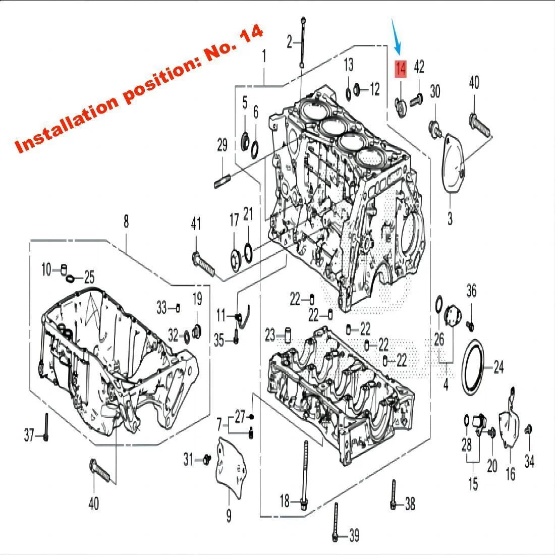 Knock Sensor for Acura ILX MDX RLX Honda Accord Civic Pilot CR-Z 30530-R1A-A01 6B93BC-57 [5]