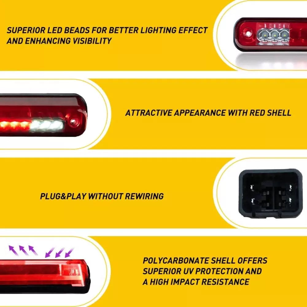 LED 3RD Third Brake+Cargo Light For 1988-1998 Chevy C1500/K1500/Silverado EOA 6B93BC-57 [4]