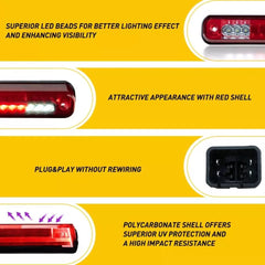 LED 3RD Third Brake+Cargo Light For 1988-1998 Chevy C1500/K1500/Silverado EOA 6B93BC-57 [4]