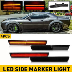 LED Bumper Side Marker Light For 2018-2022 Dodge Challenger SRT Hellcat Widebody 6B93BC-57 [1]