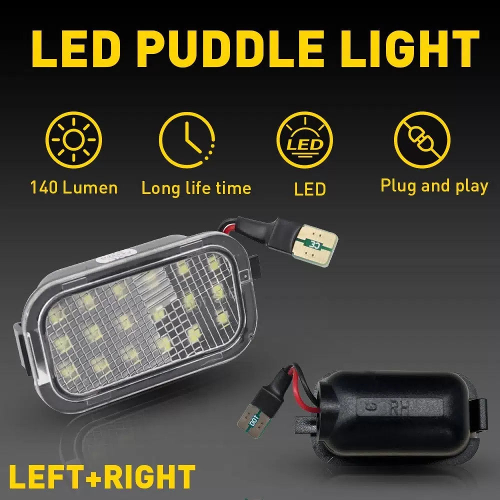 LED Mirror Side Puddle Lights For 03-06 Escalade Silverado Sierra Suburban Tahoe 6B93BC-57 [2]