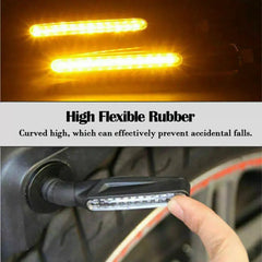 LED Motorcycle Turn Signals Blinker Lights Amber For Suzuki DRZ400s DRZ400sm EOA 6B93BC-57 [2]