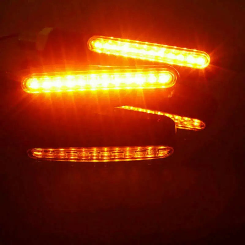 LED Motorcycle Turn Signals Blinker Lights Amber For Suzuki DRZ400s DRZ400sm EOA 6B93BC-57 [5]