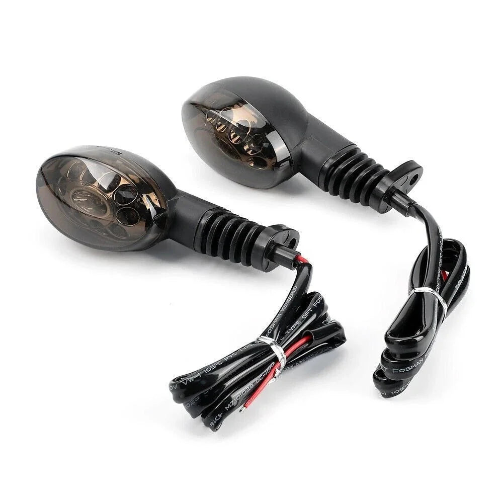 LED Turn Signal Indicator Light Lamp for Kawasaki Ninja 250R W800 Cafe KLX250S 6B93BC-57 [1]