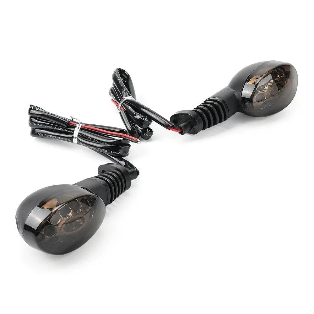 LED Turn Signal Indicator Light Lamp for Kawasaki Ninja 250R W800 Cafe KLX250S 6B93BC-57 [5]