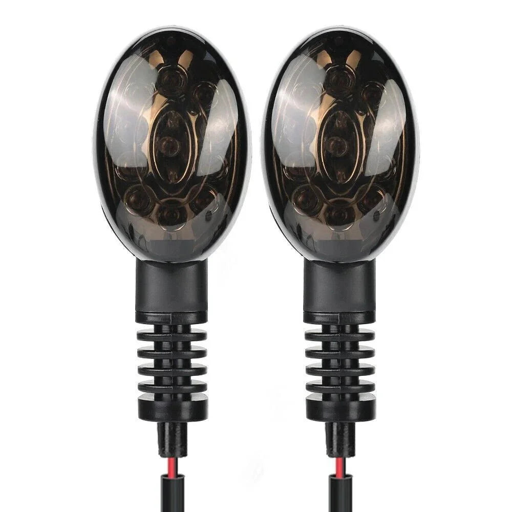 LED Turn Signal Indicator Light Lamp for Kawasaki Ninja 250R W800 Cafe KLX250S 6B93BC-57 [6]