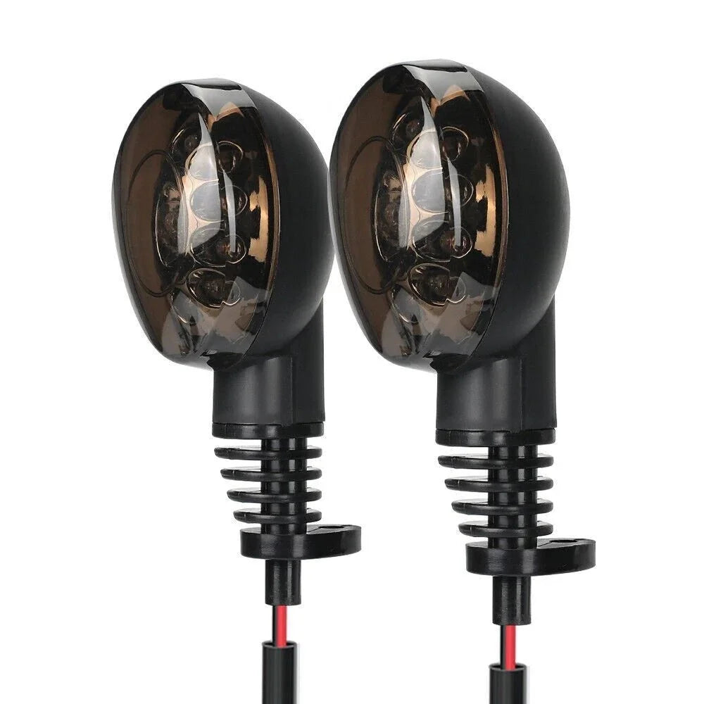 LED Turn Signal Indicator Light Lamp for Kawasaki Ninja 250R W800 Cafe KLX250S 6B93BC-57 [7]