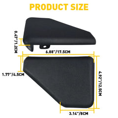 LEFT DRIVER SIDE STEP RUNNING BOARD END CAP COVER BLACK FOR 2015-2022 FORD F150 6B93BC-57 [2]