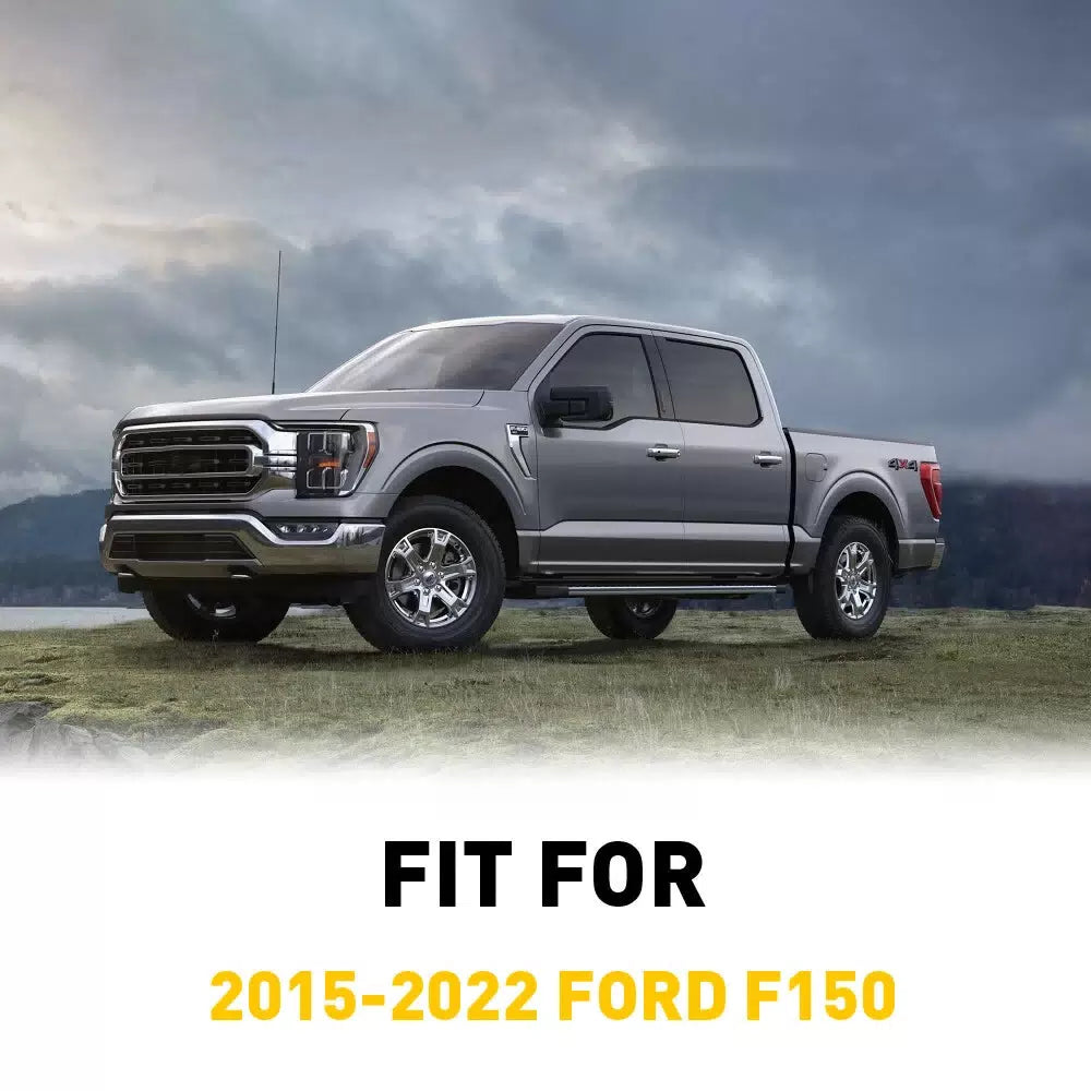 LEFT DRIVER SIDE STEP RUNNING BOARD END CAP COVER BLACK FOR 2015-2022 FORD F150 6B93BC-57 [6]