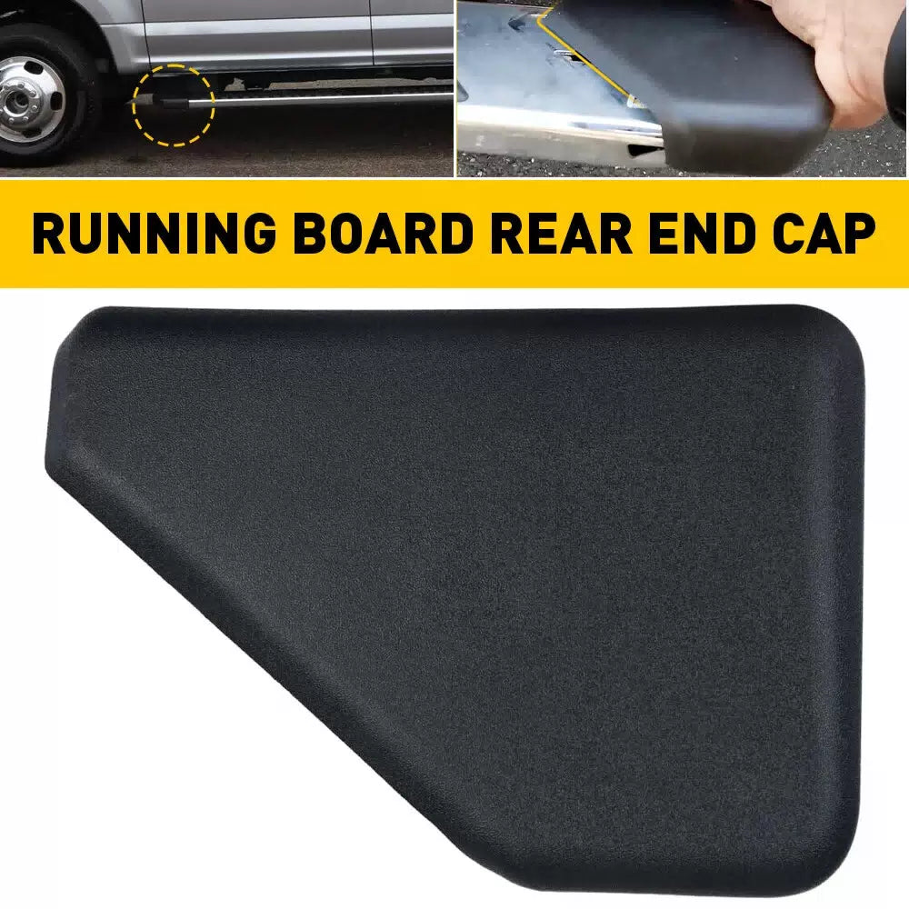 LEFT DRIVER SIDE STEP RUNNING BOARD END CAP COVER BLACK FOR 2015-2022 FORD F150 6B93BC-57 [8]