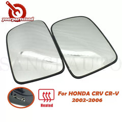 LH RH Rearview Side Heated Mirror Glass for Honda CR-V 1997-2006 76253-SPA-H01 6B93BC-57 [1]
