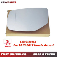Left Driver Mirror Glass w/ Backing Plate Heated for Honda Accord 2013-2017 6B93BC-57 [1]