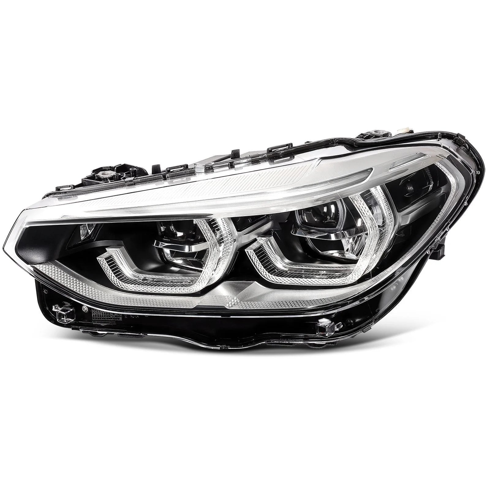 Left Driver Side LED Headlight Assembly For 2018 19 20 2021 BMW X3 X4 2.0L 3.0L KOEEP [3]