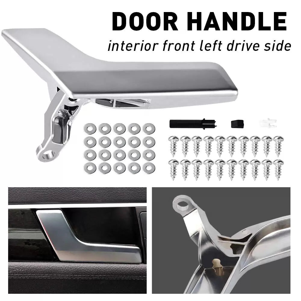 Left Driver Side Matte Inside Door Handle Repair For Kit Mercedes C250 C300 C350 6B93BC-57 [11]