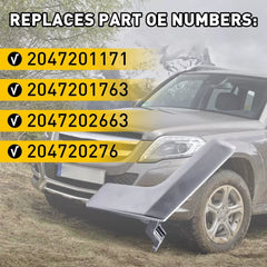 Left Driver Side Matte Inside Door Handle Repair For Kit Mercedes C250 C300 C350 6B93BC-57 [3]