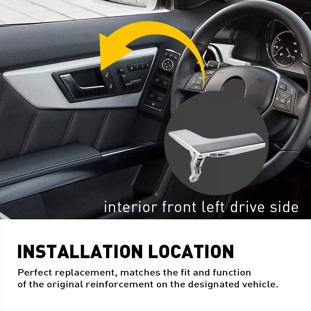 Left Driver Side Matte Inside Door Handle Repair For Kit Mercedes C250 C300 C350 6B93BC-57 [5]