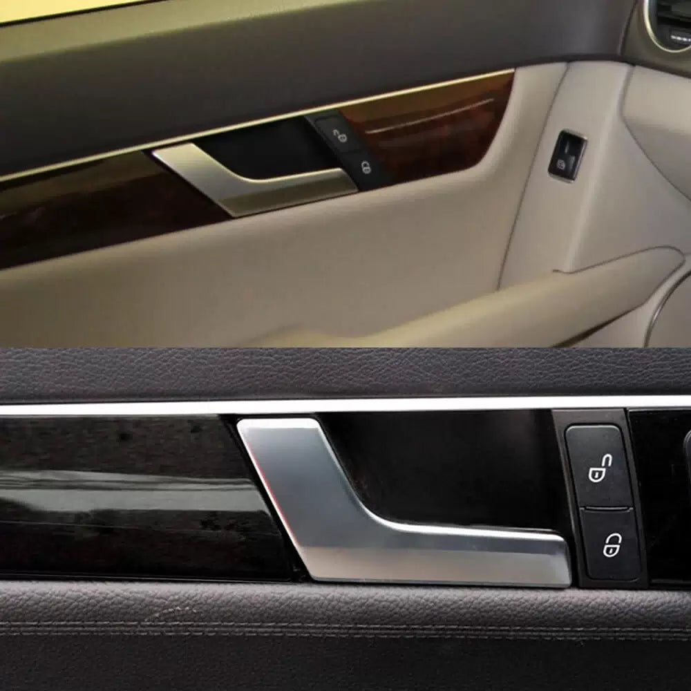 Left Driver Side Matte Inside Door Handle Repair For Kit Mercedes C250 C300 C350 6B93BC-57 [9]