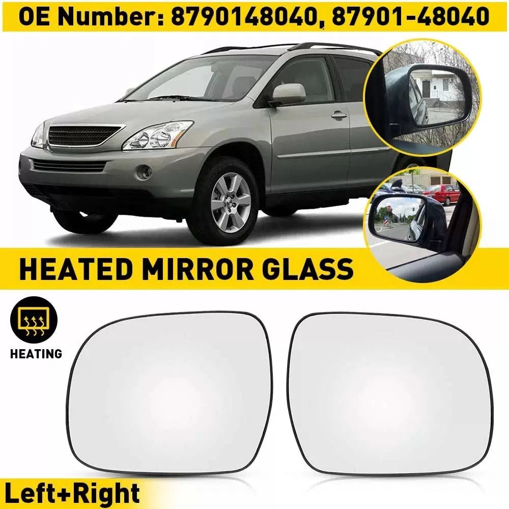 Left Heated Side Right Mirror Glass 04-09 For Lexus RX300 RX330 RX350 RX400H EOA 6B93BC-57 [1]