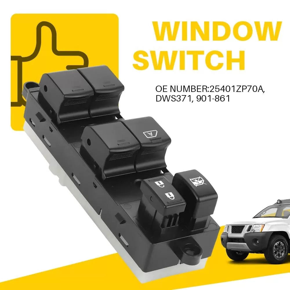 Left Master Power Window Switch For Nissan Frontier 2007-2019 Xterra 2007-2015 A 6B93BC-57 [11]