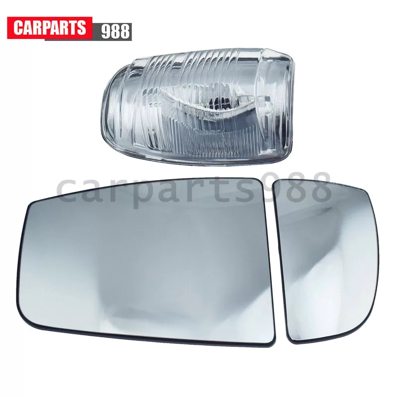 Left Mirror Glass Heated Upper Lower w/Turn Signal Lamp For Ford Transit 150 250 6B93BC-57 [4]