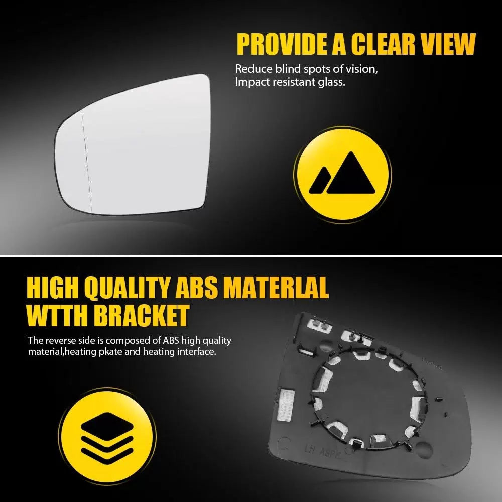 Left Mirror Glass for BMW X5 X6 E70 E71 E72 08-14 Heated Rearview Driver Side EA 6B93BC-57 [8]