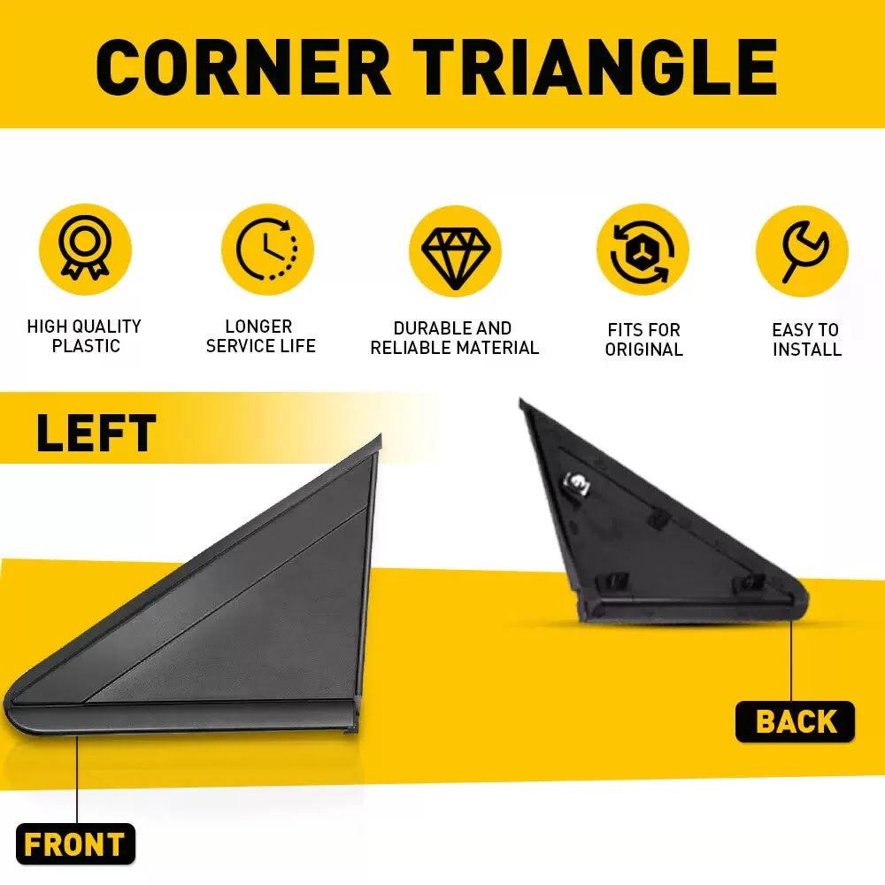 Left Mirror Triangle Corner For Molding Fender 2008-2020 Dodge Grand Caravan US 6B93BC-57 [5]