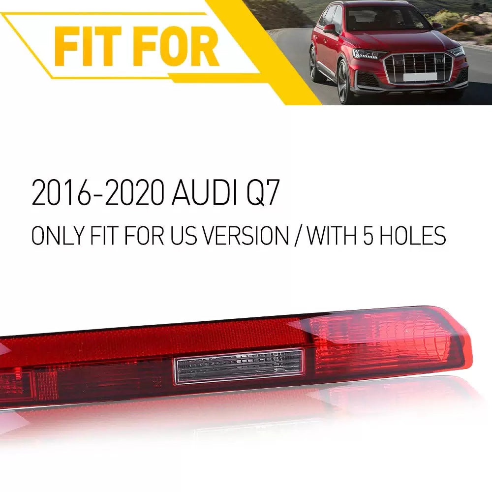 Left Rear Bumper Stop Lamp Light Reflector For Audi Q7 2016 2017 2018 2019 2020 6B93BC-57 [11]