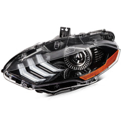 Left+Right For 2018-2020 Ford Mustang Black Housing w/LED DRL Headlight Assembly 6B93BC-57 [3]