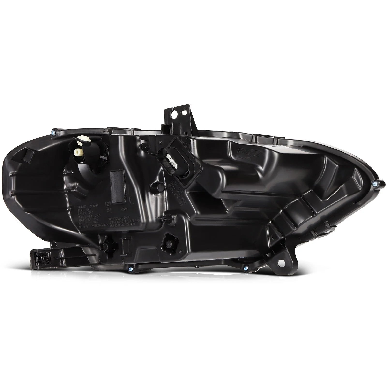 Left+Right For 2018-2020 Ford Mustang Black Housing w/LED DRL Headlight Assembly 6B93BC-57 [5]