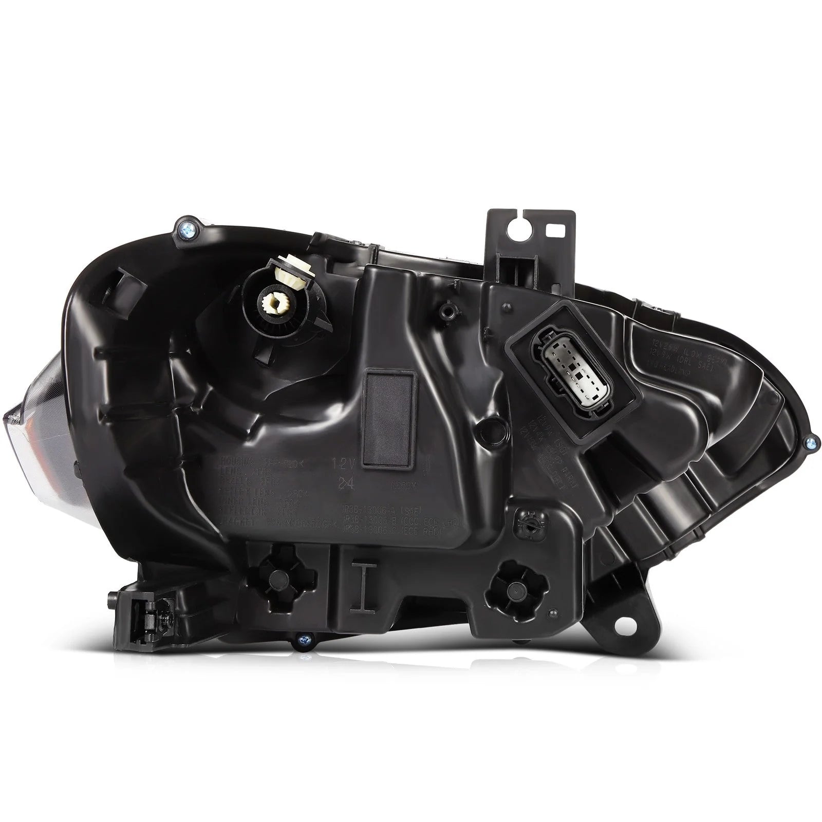 Left+Right For 2018-2020 Ford Mustang Black Housing w/LED DRL Headlight Assembly 6B93BC-57 [6]