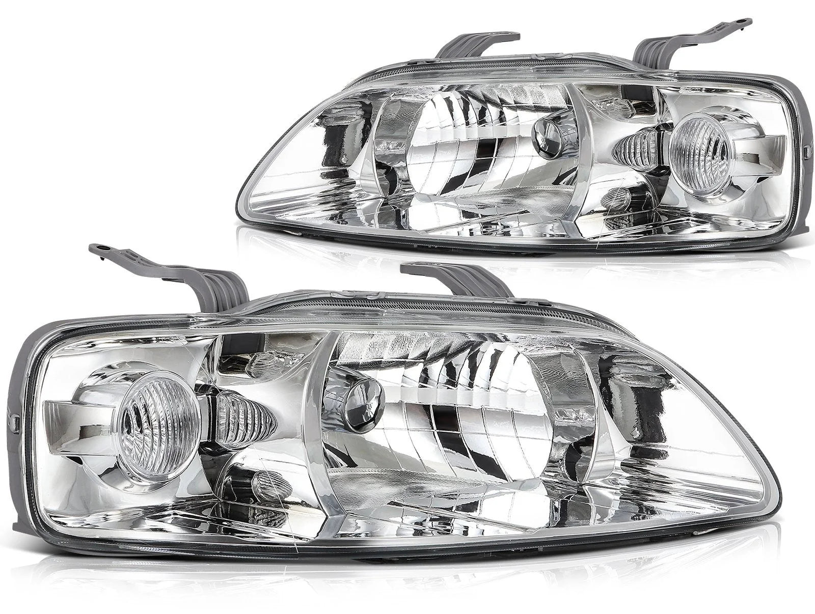 Left+Right Headlight Assembly For 2004-07 Chevy Aveo 2006-08 Aveo5 Hatchback 6B93BC-57 [2]