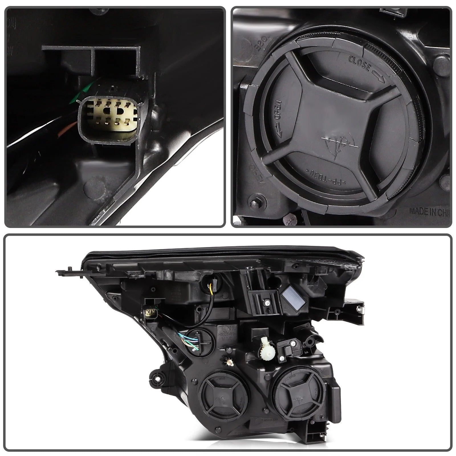 Left+Right Headlight Assembly For 2023-2021 Chevy Traiblazer w/LED DRL Projector 6B93BC-57 [10]