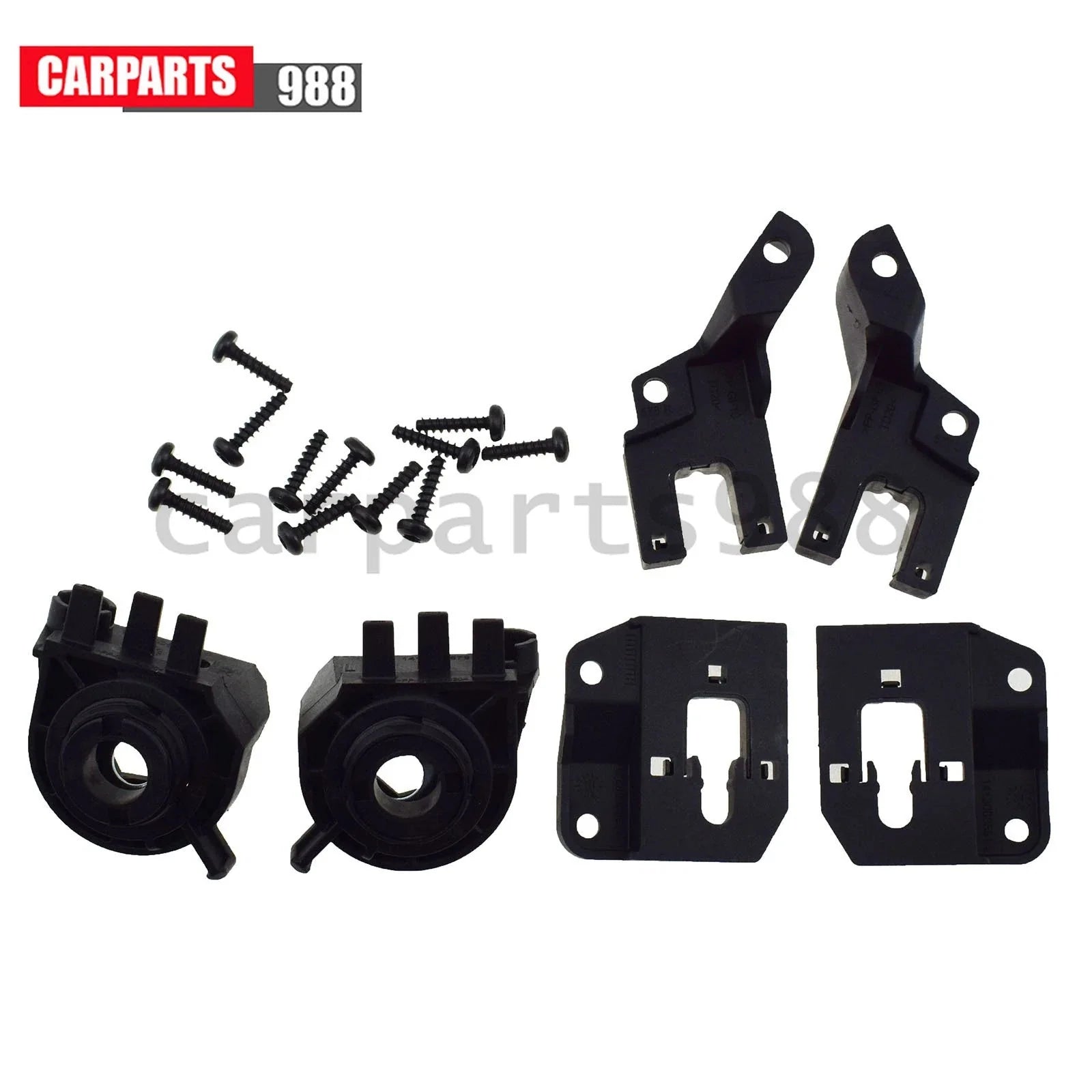 Left Right Headlight Bracket Repair Kit Fit for Audi A4 B9 2017-2019 8W0998121 6B93BC-57 [4]